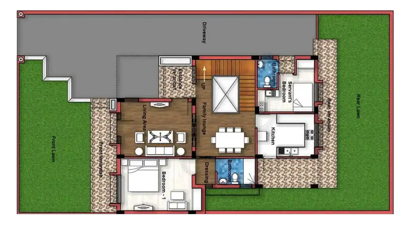 Floor Plan of a Residence